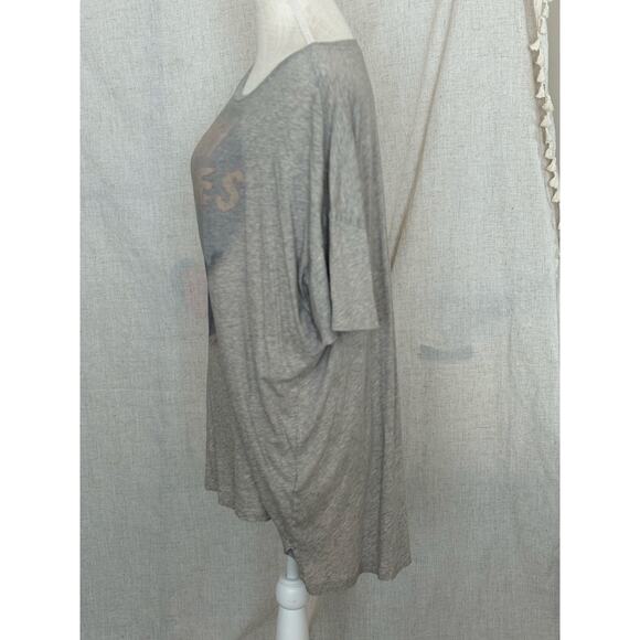 All Saints Grey Watch the Skies Cora Graphic T-Shirt Size M - Picture 4 of 7